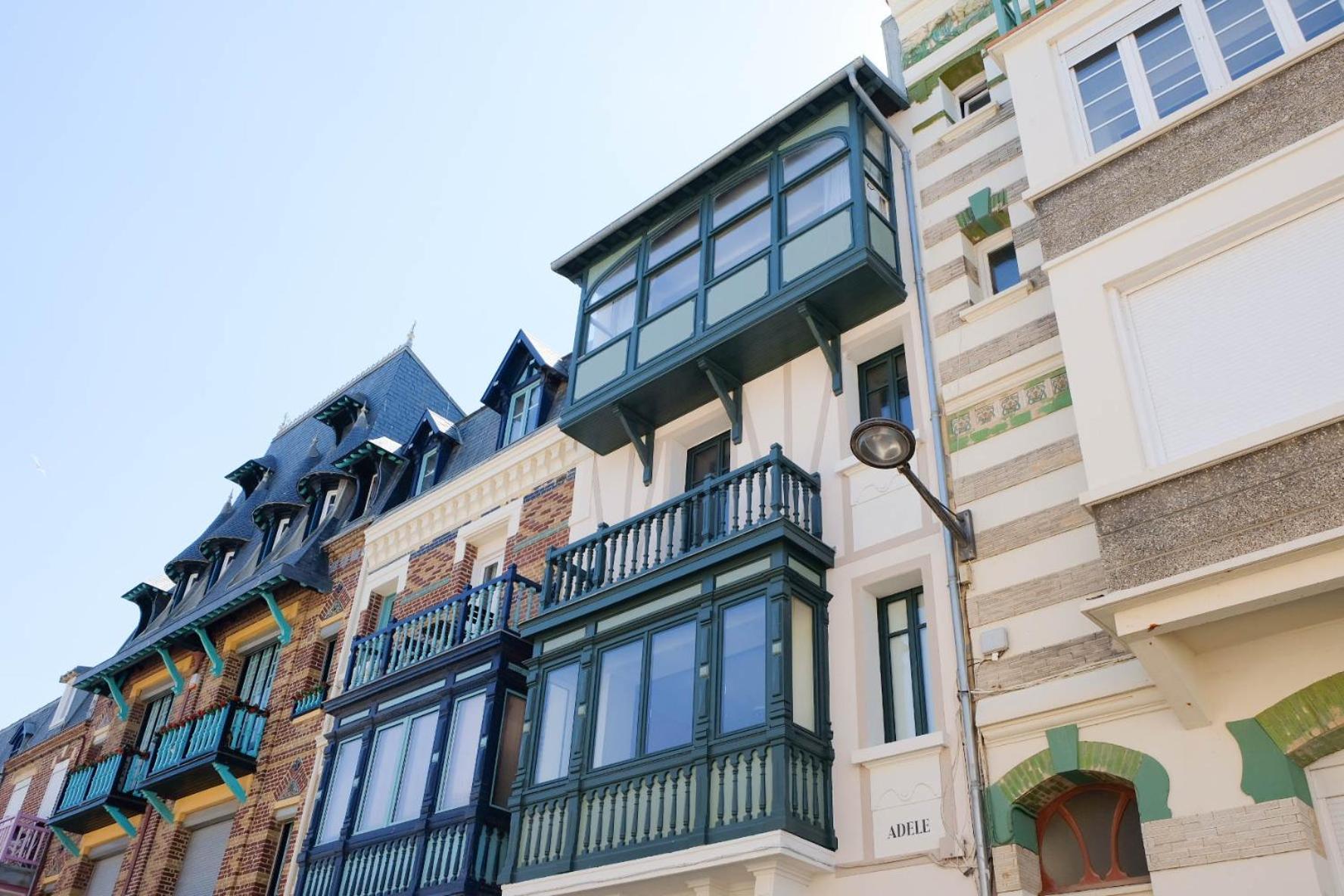 Villa Adele, Bow-Window Vue Mer - Appt 02 Mers-les-Bains Exterior photo